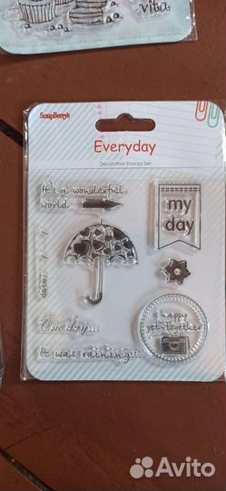 Творчество. Силиконовые штампы для скрапбукинга