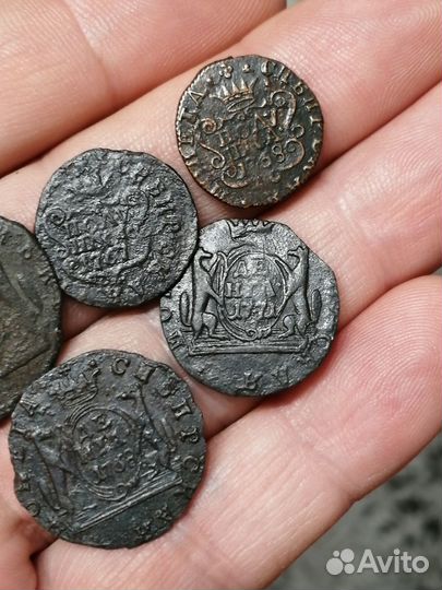 Монеты Сибирь Екатерина 2