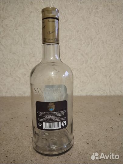 Бутылка от рома santiago de cuba anejo