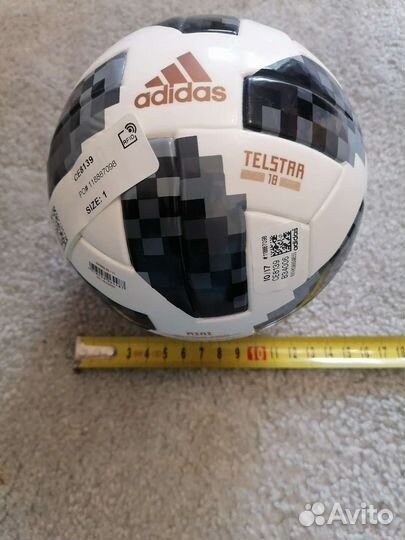 Мини Футбольный мяч adidas telstar fifa 2018