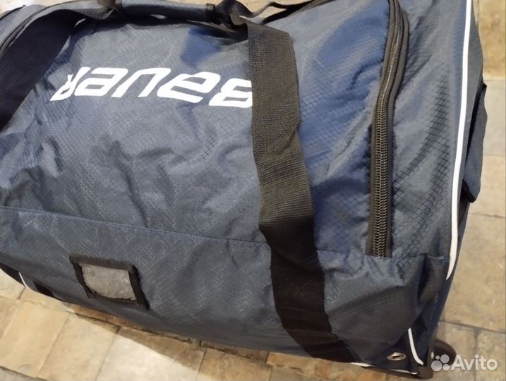 Баул хоккейный 32 синий ромб 1 карман