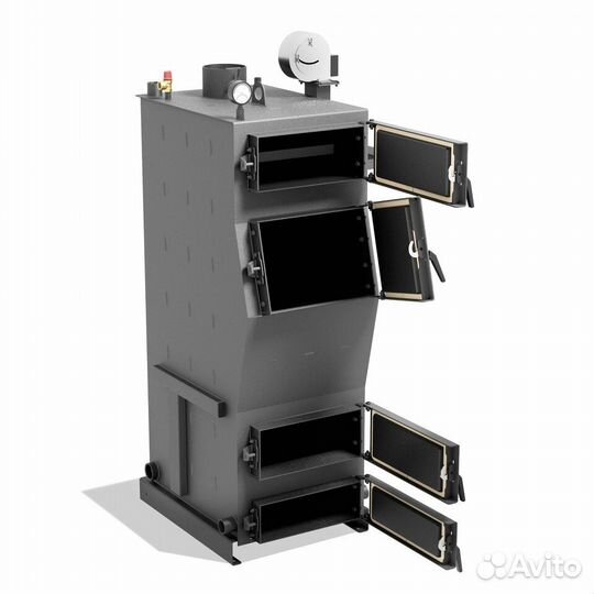 Твердотопливный котел длительного горения