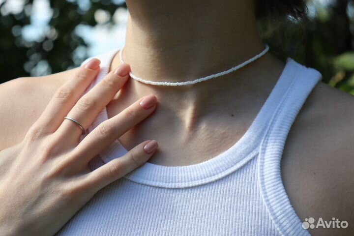 Чокер из бисера