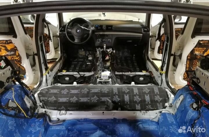 Шумоизоляция колесных арок авто