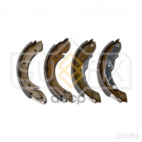 Барабанные тормозные колодки зад прав/лев s