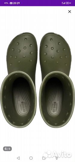 Резиновые сапоги Crocs