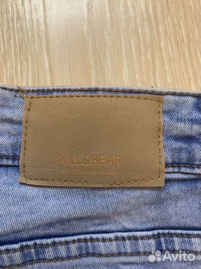 Шорты джинсовые мужские pull&bear