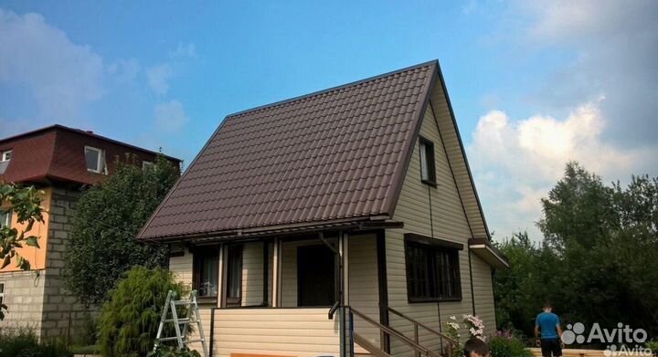 Кровельные работы, Замена кровли, Монтаж кровли