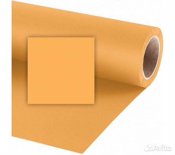 Фон бумажный Raylab 014 Ginger жёлто-оранжевый 2.7