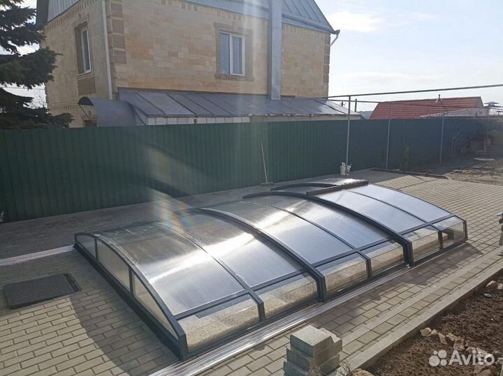 Павильон из поликарбоната для бассейна