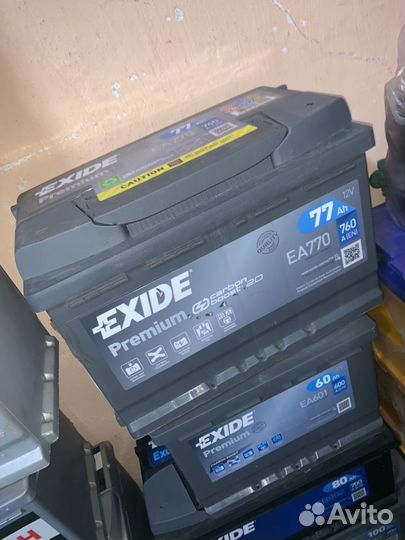 Аккумулятор exide 77ah