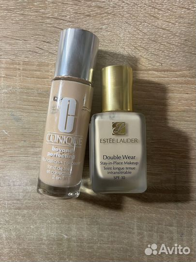 Крем тональный estee lauder double wear, clinique
