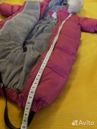 Зимний комбинезон для девочки 74