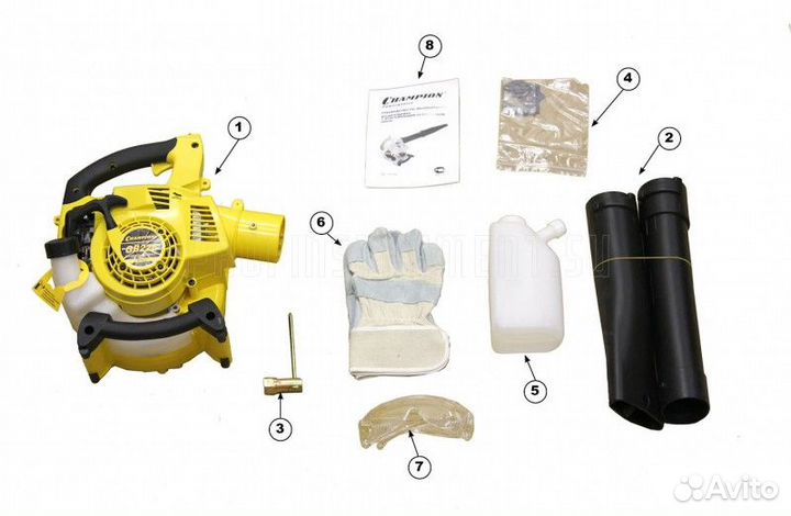 Воздуходувка champion gв226