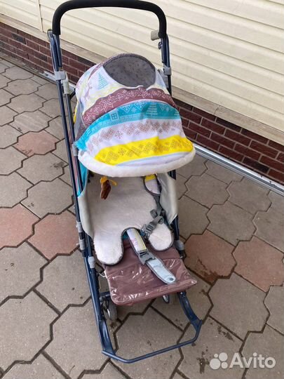 Детские санки коляска с колесами