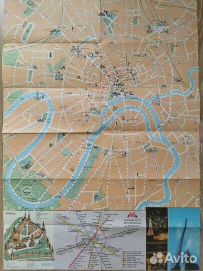 Туристская схема Москвы