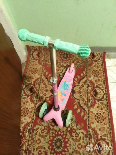 Самокат детский трехколесный бу