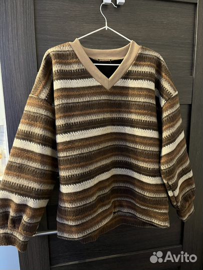 Свитер оверсайз теплый