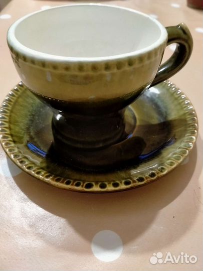 Кофейная пара керамическая