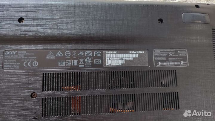 Ноутбук acer e5-575g 15.6