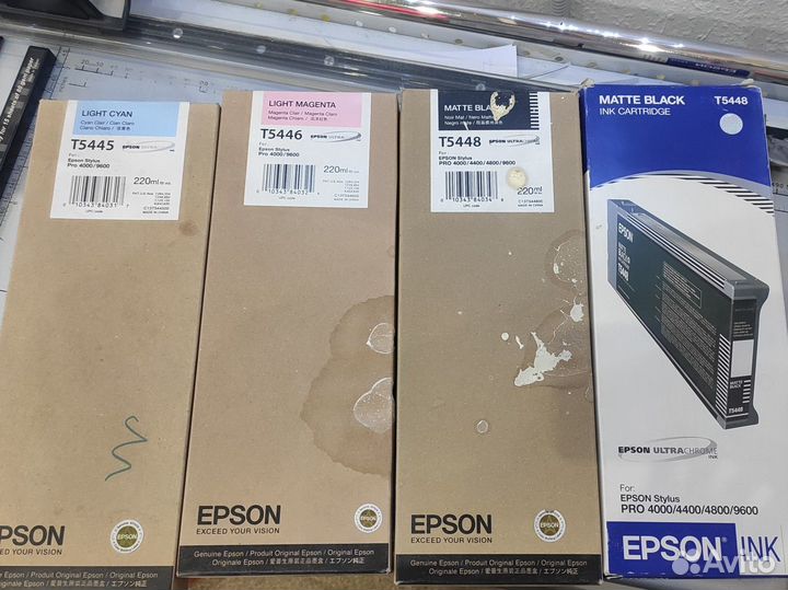 Картриджи оригинальные для Epson Stylus Pro