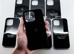 Чёрный чехол на iPhone 11 12 13 14 Pro/Max Силикон
