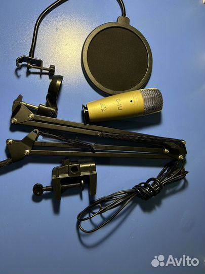 Behringer c-1u + Кронштейн + поп-фильтр