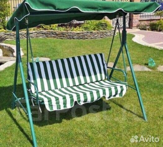 Качели Садовые Новые трехместные