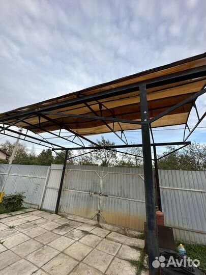 Навес металлический