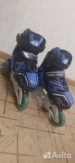 Роликовые коньки детские раздвижные