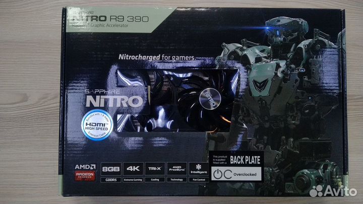 Видеокарта Sapphire Nitro R9 390 8Gb