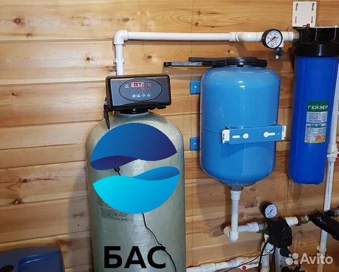 Фильтр обезжелезивания и умягчения воды 1,8 куб/ч