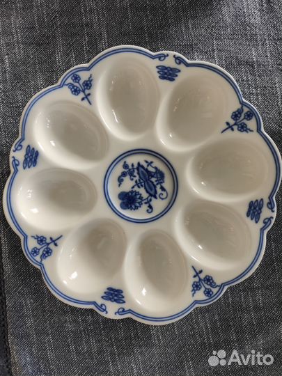 Подставка для яиц. Луковый узор