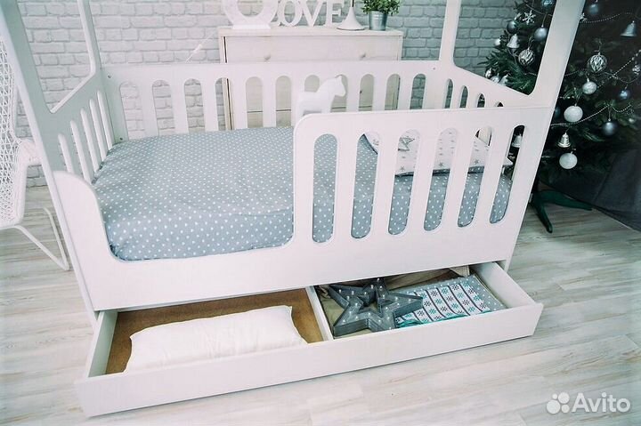 Кровать Домик 80*160 от производителя.Достав.беспл