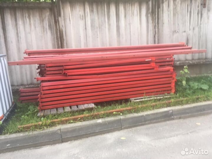 Стеллаж паллетный металлический