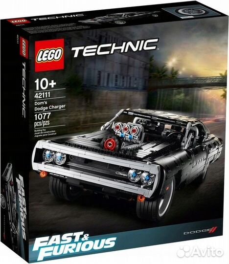 Lego Technic 42111 Dodge Charger Доминика Торетто