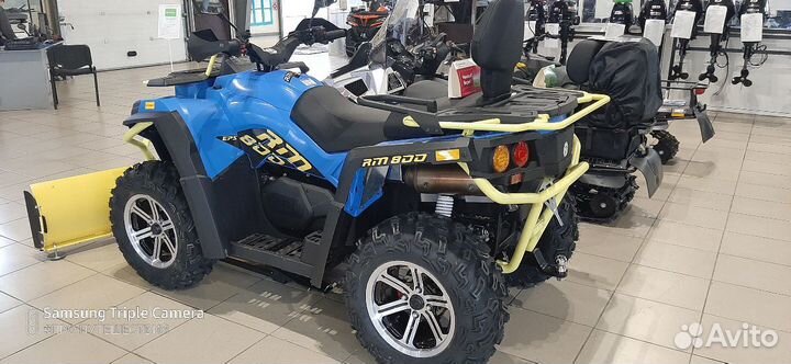 Квадроцикл рм 800 Duo EPS синий и чёрный