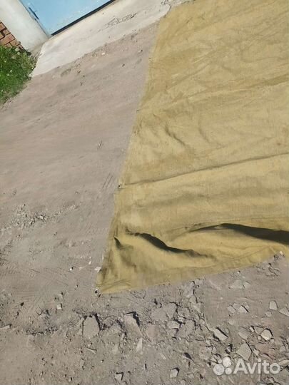 Полог тент для авто, штора брезентовая