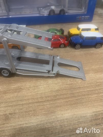 1/50 автовоз с полуприцепом