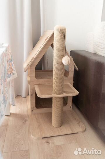 Двухэтажный дом для домашнего тигра