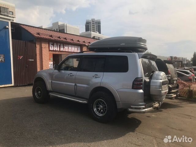 Автобокс на крышу Mitsubishi Pajero