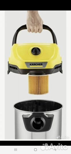 Пылесос karcher wd3 новый строительный