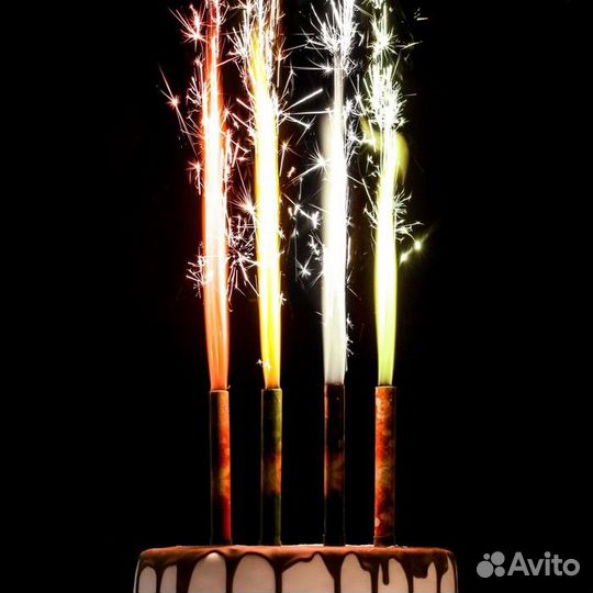 Свеча фонтан для торта