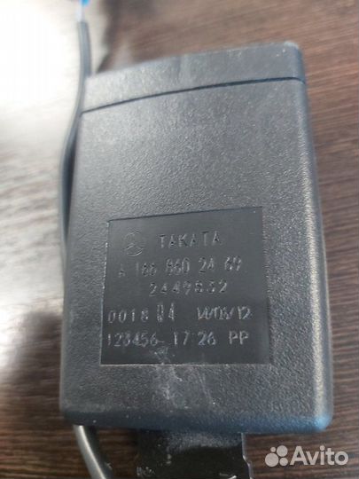 Замок ремня безопасности Mercedes Gl 500 4Matic