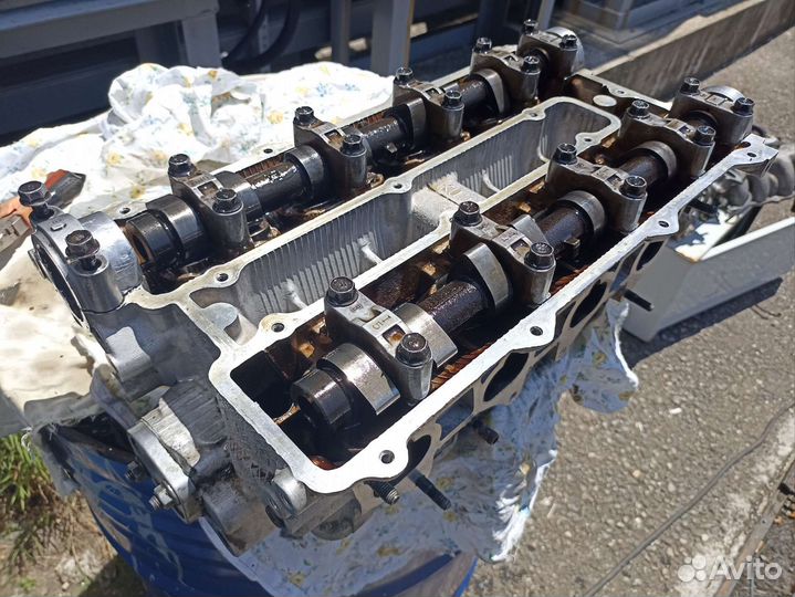 Головка блока цилиндров (Гбц) на Kia sportage 1