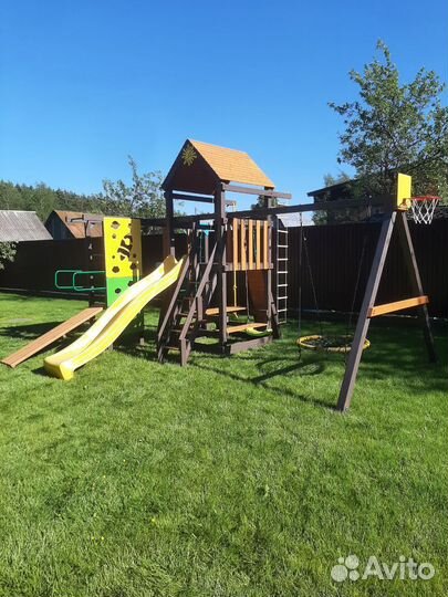 Игровые деревянные площадки