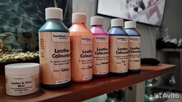 Профессиональные краски для натуральной кожи