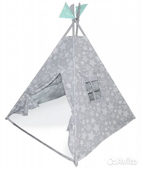 Вигвам Звезды большие цв. серый Лайт