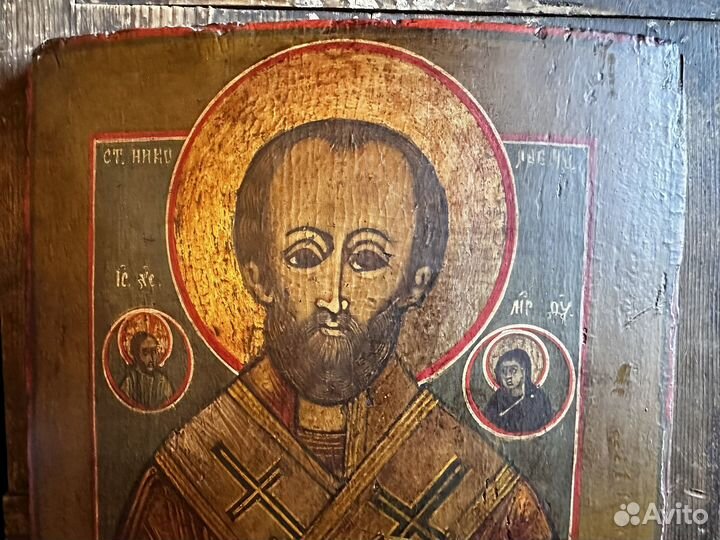 Икона николай чудотворец 19 век