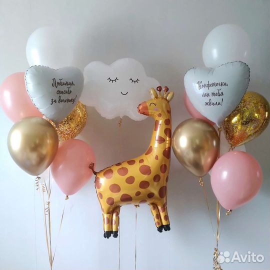 Воздушные шары на выписку из роддома